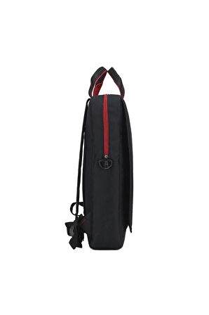 Çok Amaçlı 15.6 inç Sırt El Ve Omuz Çantası Omuz Askılı Ergonomik Su Geçirmez Kumaş