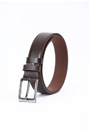 Hakiki Kahverengi Spor Erkek Deri Kemer