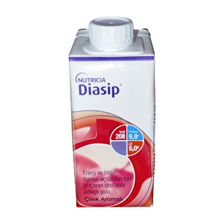NUTRICIA DİASİP ÇİLEK AROMALI 200 ML X 6 ADET