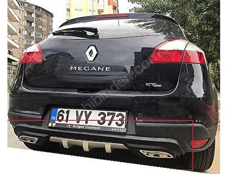 Renault Megane 3 Araca Universal Model Difizör