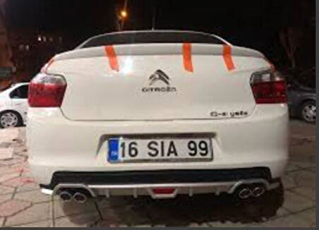 Citroen C-Elyese Araca Universal Model Difizör