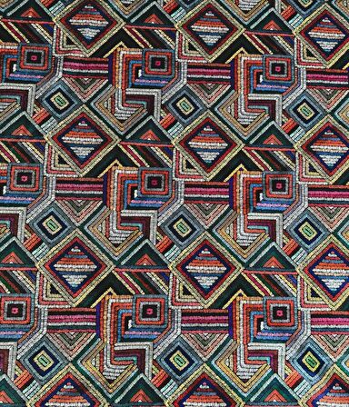 Eys Renkli kilim desenli dijital baskılı döşemelik kumaş