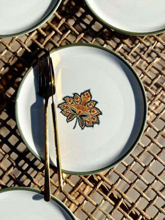 Porland Dilfiruz 6 Kişilik Pasta Takımı 20CM 04PPO000525