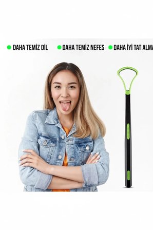 Dil Temizleme Dil Sıyırıcı Dil Temizleyici Hijyenik Silikon Uçlu Dil Temizleme Çubuğu 1 Adet Tek Ebat 1 adet dil temizleme aparatı.