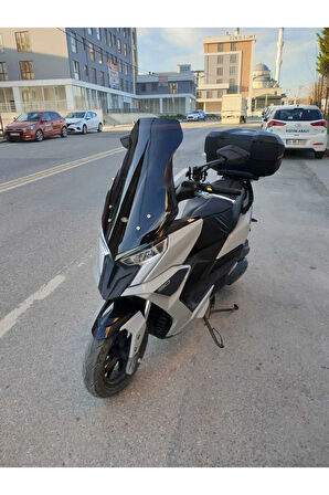 Kymco Dink R 150 Siperlik Ön Cam 2023 2024 Model 68cm Siyah Renkli 4mm