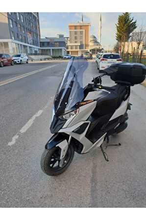 Kymco Dink R 150 Siperlik Ön Cam 2023 2024 Model 77cm Açıkfüme Renkli 4mm