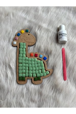Çocuk Etkinlik Seti Dinozor Dikkat ve Beceri Geliştirici
