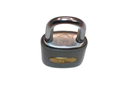 Diamond Brand Antika Gri Asma Kilit Dolap Çanta Bavul Kilidi 1955 Model
