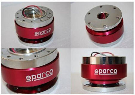 Sparco Sök Tak Direskiyon Göbeği Kırmızı Direksiyon Aparatı