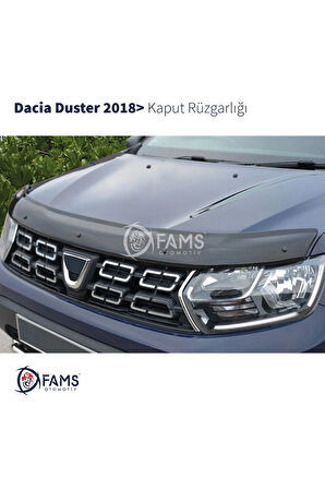 Dacia Duster Ön Kaput Koruyucu Rüzgarlığı 2018-2023 ABS Plastik