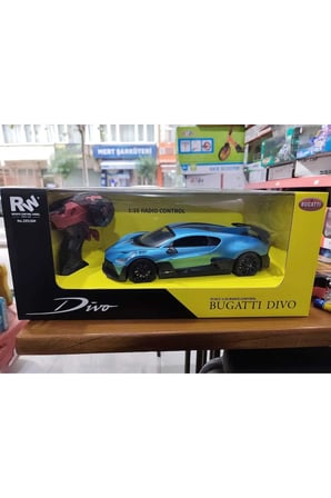2.4 GHZ 1:16 Ölçek Uzaktan Kumandalı Araba Metal Gövde Full Fonksiyon Lisanlı Pilli Bugatti Divo