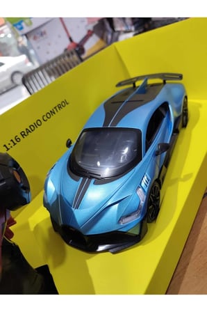 2.4 GHZ 1:16 Ölçek Uzaktan Kumandalı Araba Metal Gövde Full Fonksiyon Lisanlı Pilli Bugatti Divo