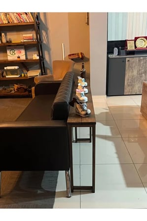 DizyWood Masif Ahşap Bar ve Koltuk Arkası Dresuar – Dar Konsol