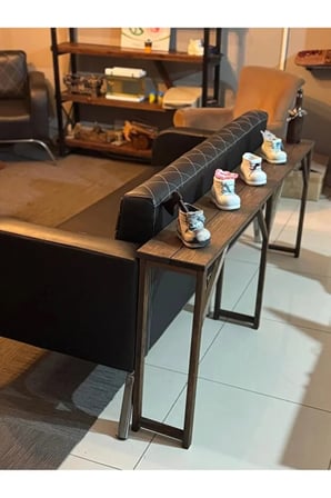 DizyWood Masif Ahşap Bar ve Koltuk Arkası Dresuar – Dar Konsol