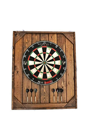 Sadece Ahşap Dart Tahtası Arkalığı, Ahşap Dart Tahtası 70x60cm