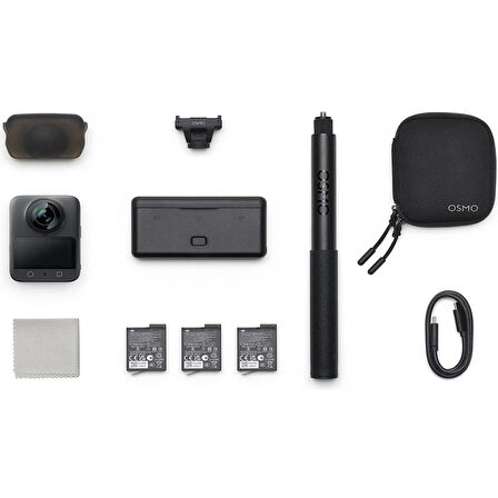 DJI Osmo 360 Adventure Combo Aksiyon Kamera (Kamera + Tripod)