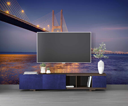 Vasco Da Gama Köprüsü Manzaralı Duvar Kağıdı