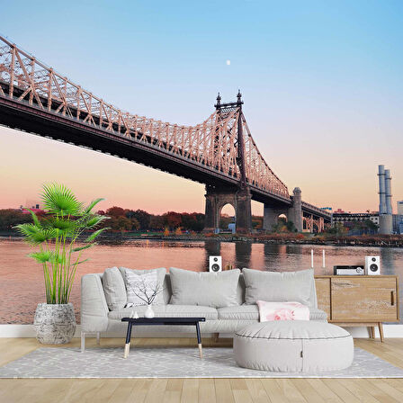 Queensboro Köprüsü Manzaralı Duvar Kağıdı