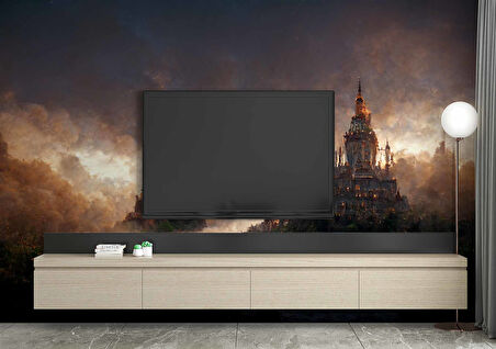 Sisli Şato Manzaralı Duvar Kağıdı