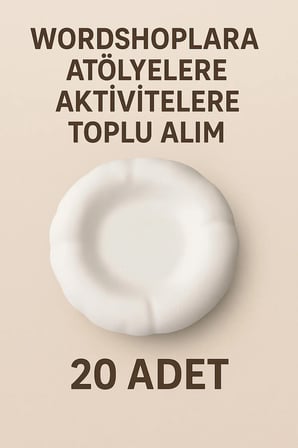 20’li Alç? Obje - Workshop, Atölye ve Etkinlikler ?çin Boyanabilir kabak Modeli