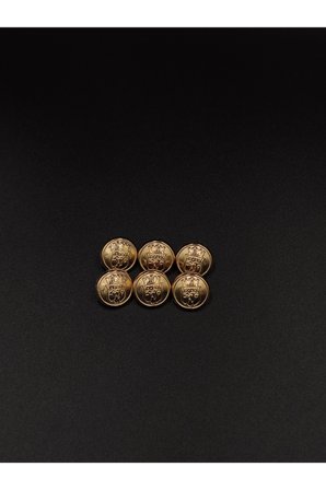 Metal Düğme Blazer Free Sarı 14mm 200 Adet