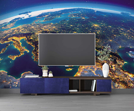 Uydu Çekimi Dünya Manzarası