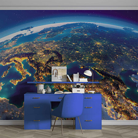 Uydu Çekimi Dünya Manzarası