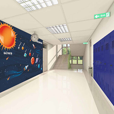 Güneş Sistemi Okul Duvar Kağıdı