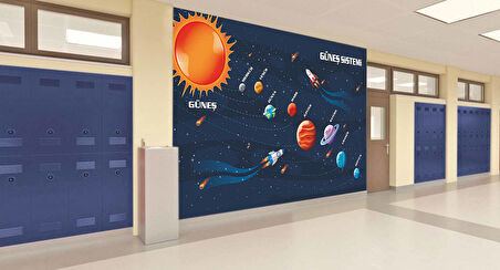 Güneş Sistemi Okul Duvar Kağıdı