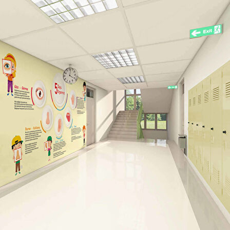 5 Duyu Organımız Okul Duvar Kağıdı