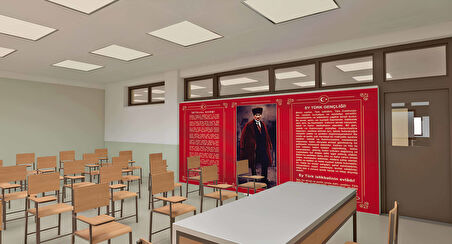 İstiklal Marşı Atatürk Okul Duvar Kağıdı