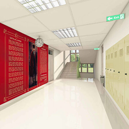 İstiklal Marşı Atatürk Okul Duvar Kağıdı