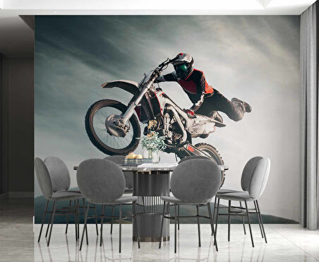 Moto Spor Temalı Duvar Kağıdı