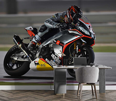 MotoGP Motosiklet Duvar Kağıdı Baskı
