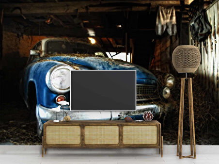 Klasik Araba Duvar Kağıdı Baskı