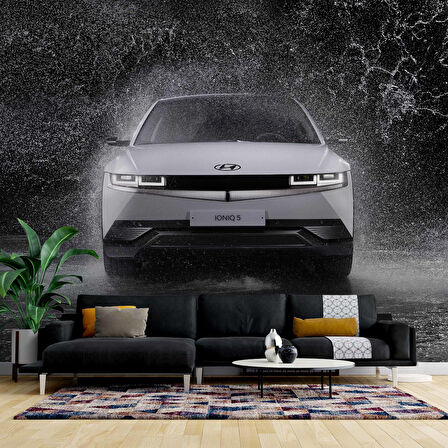 Yağmur Araba Duvar Kağıdı Baskı