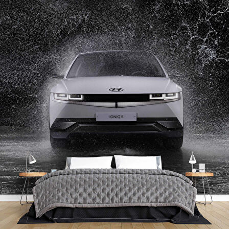 Yağmur Araba Duvar Kağıdı Baskı