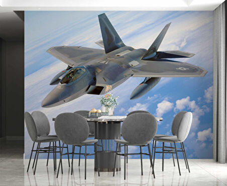 F-22 Raptor Savaş Uçağı Duvar Kağıdı