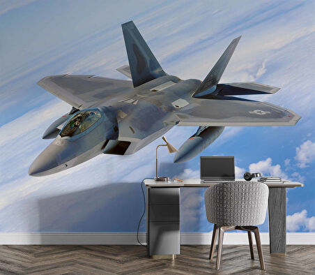 F-22 Raptor Savaş Uçağı Duvar Kağıdı