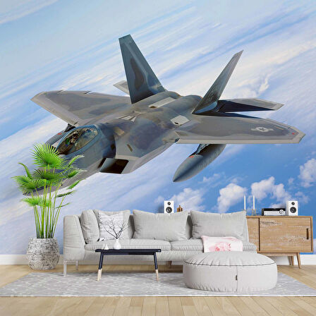 F-22 Raptor Savaş Uçağı Duvar Kağıdı