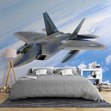 F-22 Raptor Savaş Uçağı Duvar Kağıdı