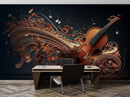 Klasik Gitar Müzik Duvar Kağıdı
