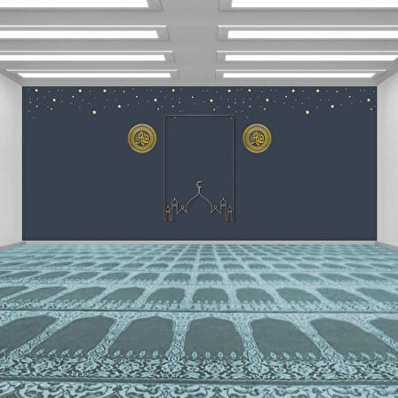 İslami Motifli Mescid Duvar Kağıdı