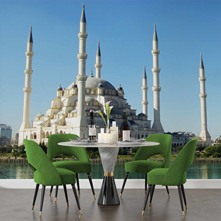 Adana Sabancı Merkez Camii Manzaralı Duvar Kağıdı