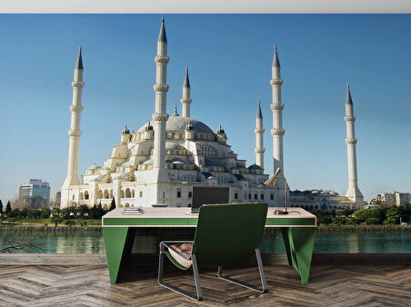 Adana Sabancı Merkez Camii Manzaralı Duvar Kağıdı