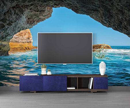 Deniz Mağara Manzaralı Duvar Kağıdı