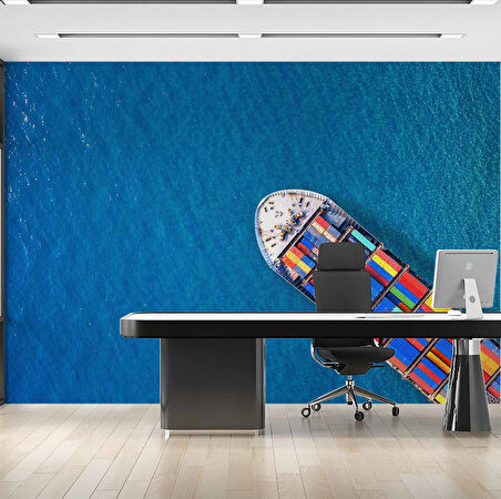 Gemi Lojistik Konteyner Duvar Kağıdı