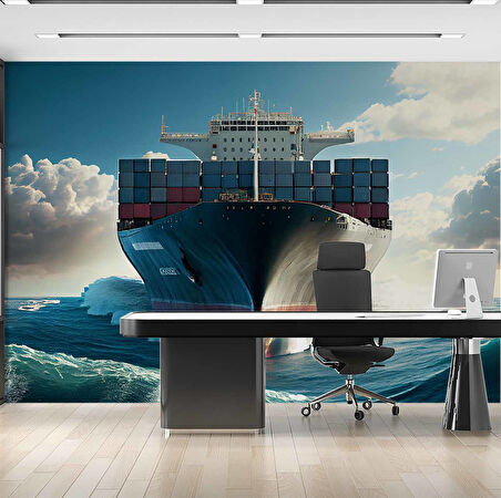Gemi Konteyner Deniz Duvar Kağıdı
