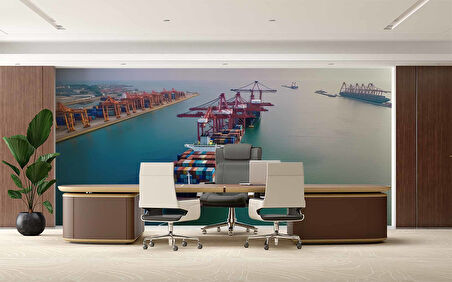 Konteyner Liman Duvar Kağıdı