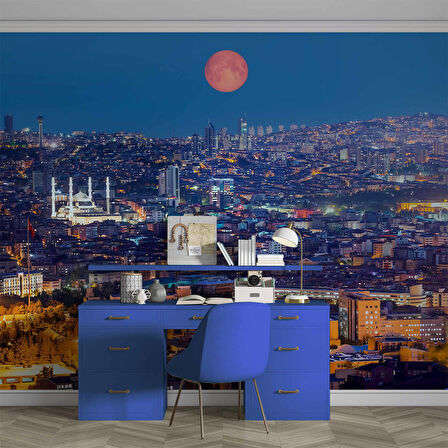 Ankara Gece Manzarası Duvar Kağıdı